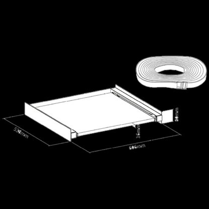 Vezni element SUPERIOR Tower Pro, 60 cm, bijelo