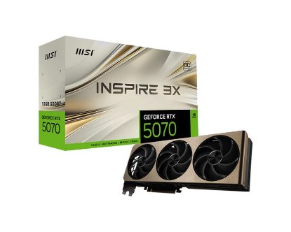 Grafička kartica MSI GeForce RTX 5070 Inspire 3X OC, 12GB GDDR7