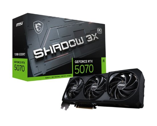 Grafička kartica MSI GeForce RTX 5070 12G SHADOW 3X OC, 12GB GDDR7