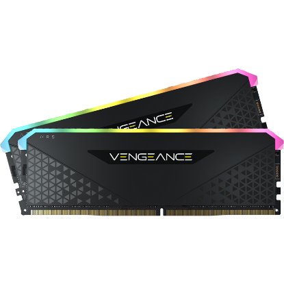Memorija PC4-25600, 16GB, CORSAIR Vengeance RGB RS CMG16GX4M2E3200C16, DDR4 3200MHz, kit 2x8GB