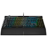 Tipkovnica CORSAIR K100 RGB, optičko-mehanička, Corsair OPX, US Layout, USB, crna