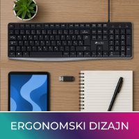 Tipkovnica OCTIO K101U, crna, USB