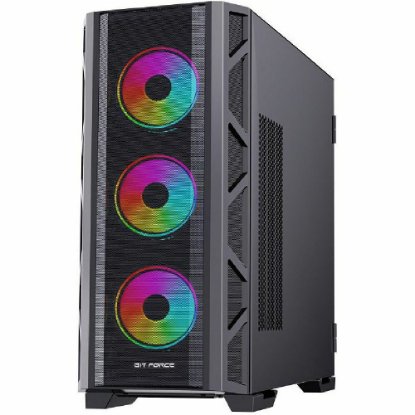 Kućište BIT FORCE GIANT ARGB-C-TG4, E-ATX, USB-C, RGB, crno, window, bez napajanja