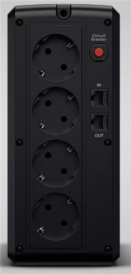 UPS CYBERPOWER, UT1050EG, 1050VA/630W, line-int., šuko, 4 utičnice, crni