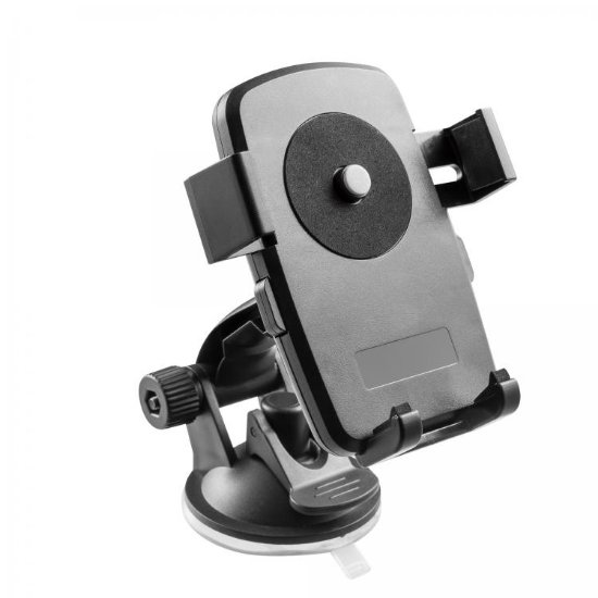 Držač za smartphone SBOX PS-11, za auto, vjetrobranski, crni