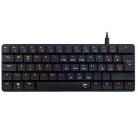 Tipkovnica WHITE SHARK GK-006112 Nagamaki, RGB, crveni switch, mehanička, UK/HR, USB, crna