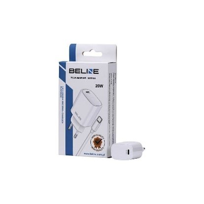 Kućni punjač BELINE BLNCW20C, 20W, PD3.0, USB-C, USB-C kabel, bijeli