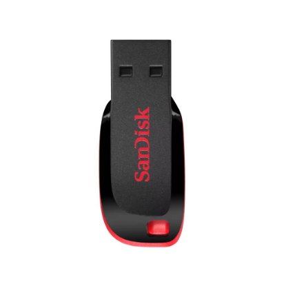 Memorija USB 2.0 FLASH DRIVE, 128 GB, SANDISK Cruzer Blade, SDCZ50-128G-B35, crno-crvena