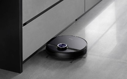 Robotski usisavač MIDEA S8+, sa stanicom za samopražnjenje, crni