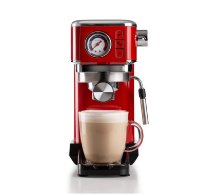 Aparat za kavu ARIETE Moderna 1381/13, NARROW, 1300 W, 15 bara, 1,1 l, crveni