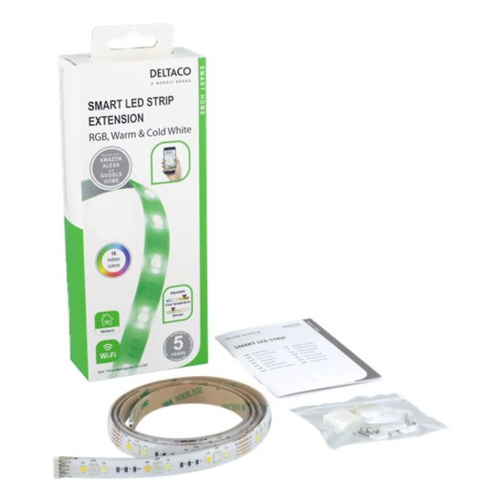 LED traka DELTACO SH-LS4M, RGB, 2700K-6500K, 4m, WiFi