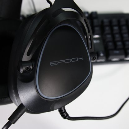 Slušalice EPOCH Hydra, RGB, crne