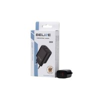 Kućni punjač BELINE BLN2CB30 GaN, 30W, PD3.0/QC3.0, USB-C + USB-A, crni