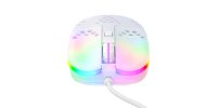 Miš XTRFY MZ1 - ZY'S Rail RGB, optički, 16000dpi, bijeli, USB