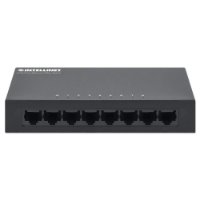 Switch INTELLINET 523318, 10/100 Mbps, 8-port, metalno kućište, kabel Cat5e 1m