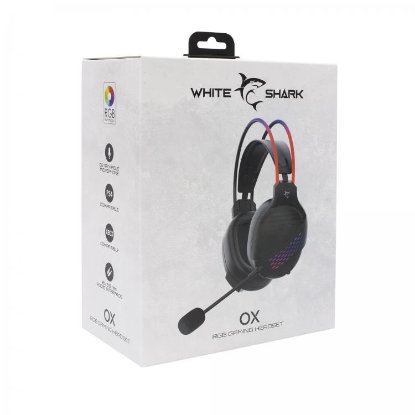 Slušalice WHITE SHARK GH-2140 OX, USB, crne
