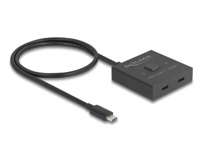 Razdjelnik DELOCK, USB-C 2-1 switch, 8K, dvosmjerni