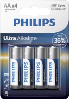 Baterija PHILIPS LR6E4B/10, tip AA, 4kom
