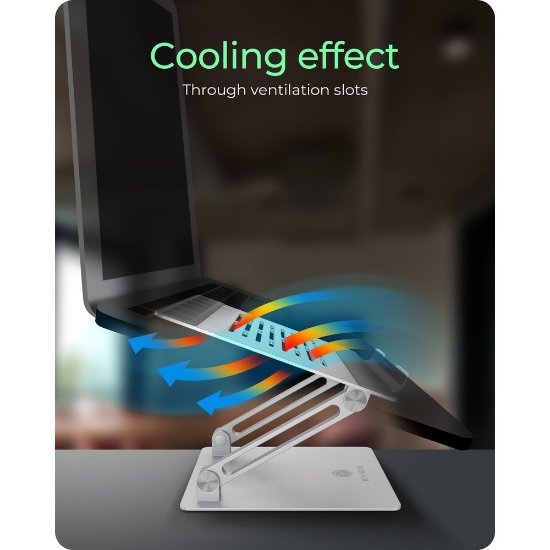 Stalak za laptop ICY BOX IB-NH300, do 17", sivi