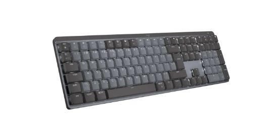Tipkovnica LOGITECH MX Mechanical Clicky, bežična, BT, crna