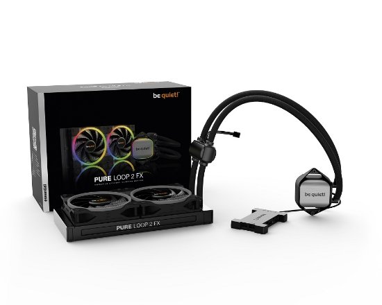 Vodeno hlađenje BE QUIET Pure Loop 2 FX 240mm, ARGB, CPU hlađenje, za Intel i AMD