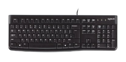 Tipkovnica LOGITECH K120, crna, USB, retail