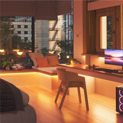 Produžetak za LED fleksibilnu traku NANOLEAF, 1m, 1600Lm, 30W, 2700K-6500K, 120V-240V, bijela