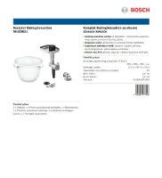 Set pribora BOSCH MUZ9BS1 Baking sensation - Optimum