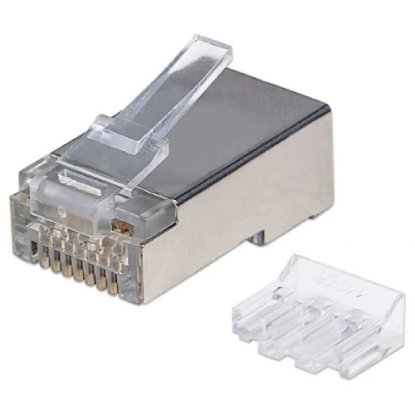 STP konektor INTELLINET CAT6A, RJ45, dvostruki zupčasti terminal - 90 komada