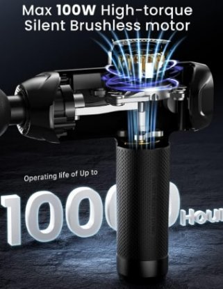 Uređaj za masažu RENPHO RENGA-PEU-R-C001-BK, 2500 mAh, crni