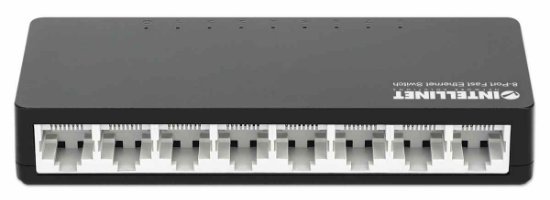 Switch INTELLINET 561730, 10/100 Mbps, 8-port, plastično kućište