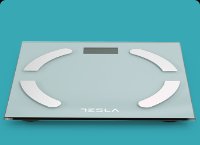 Pametna vaga TESLA BS301WX, 180 kg, aplikacija OKOK, staklo, bijela