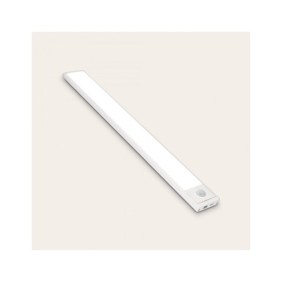 LED svjetiljka KSIX Sophia, prijenosna, senzor pokreta, punjiva, 30cm, bijela