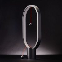 Stolna svjetiljka MIKAMAX Heng Oval Balance Lamp, USB, crna