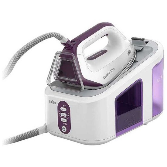 Parna postaja BRAUN IS3155VI, 2400 W, 6,5 bara, 430 g/min, 2 l, ljubičasta