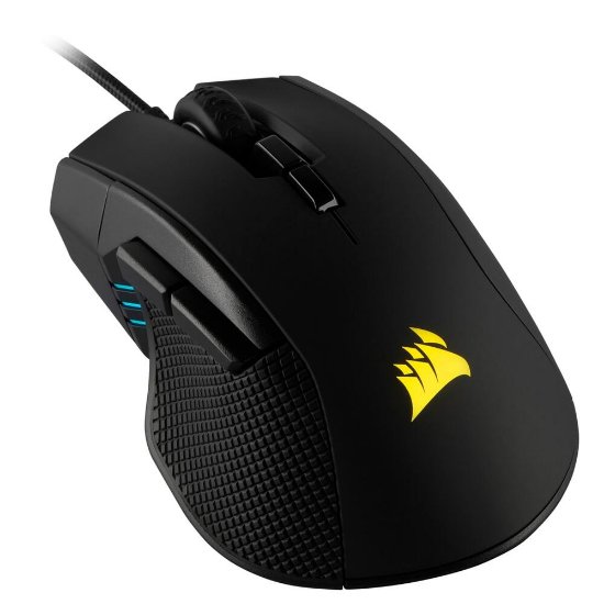Miš CORSAIR Ironclaw RGB Gaming, bežični, optički, 18000 dpi, crni, USB