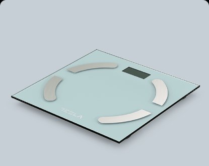 Pametna vaga TESLA BS301WX, 180 kg, aplikacija OKOK, staklo, bijela