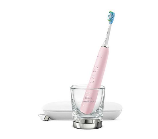 Električna četkica za zube PHILIPS HX9911/29, sonična, s aplikacijom, ružičasta