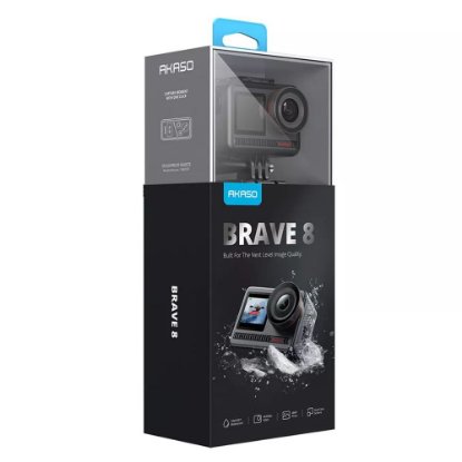 Sportska digitalna kamera AKASO Brave 8, 4K60, 48MP, crna