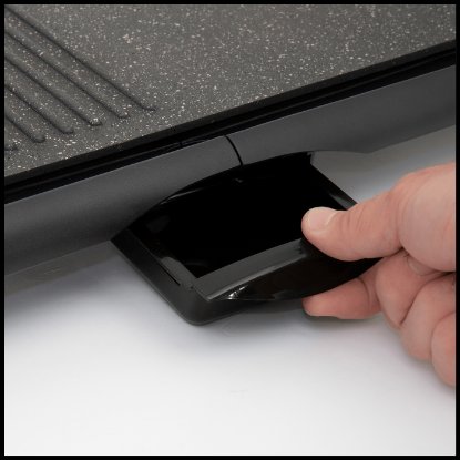 Roštilj električni HOME HG GR 03, 2000 W, 52x26 cm, crni