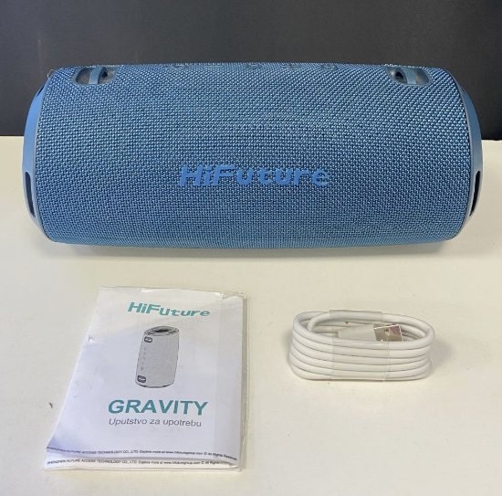 RABLJENI - Zvučnik HIFUTURE Gravity, bluetooth, vodootporan, 45W, plavi