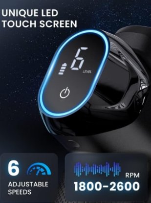 Uređaj za masažu RENPHO RENGA-PEU-R-C001-BK, 2500 mAh, crni