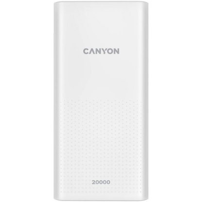 Mobilni USB punjač CANYON PB-2001, 20000 mAh, 10W, bijeli