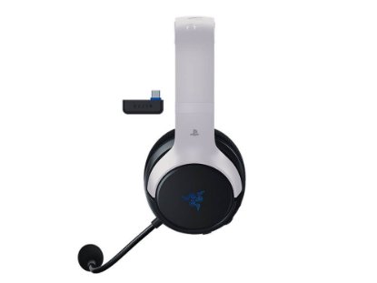 Slušalice RAZER Kaira Hyperspeed, za PS4/PS5, bežične, bijele