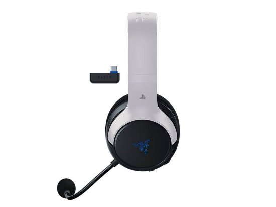 Slušalice RAZER Kaira Hyperspeed, za PS4/PS5, bežične, bijele
