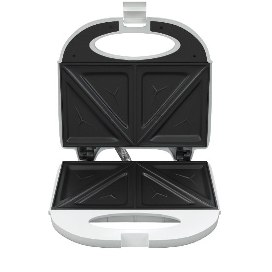 Toster TESLA SM100W, preklopni, za sendviče, 750 W, 205 C, bijeli