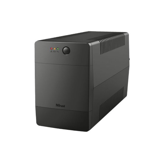 UPS TRUST Paxxon, 1000VA, 600W, 4 šuko, crni