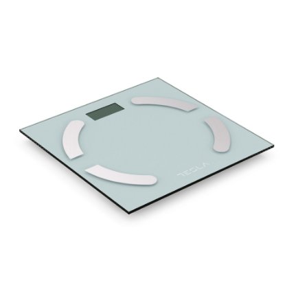 Pametna vaga TESLA BS301WX, 180 kg, aplikacija OKOK, staklo, bijela