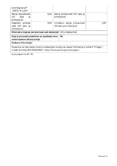 Perilica rublja SAMSUNG WW90T854DBT/S7, 9 kg, 1400 o/min, Inverter, QuickDrive, Eco Bubble, energetski razred A, bijela
