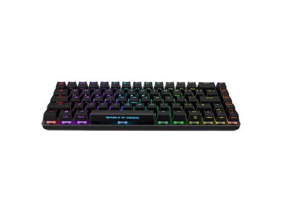 Tipkovnica ASUS ROG Falchion Ace, RGB, mehanička, ROG NX Red, UK Layout, crna